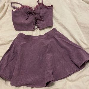 SHEIN Top & Skirt Set